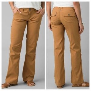 NWT PrAna Halle Straight Leg Roll Tab Pant Earthbound Regular Inseam Size 14